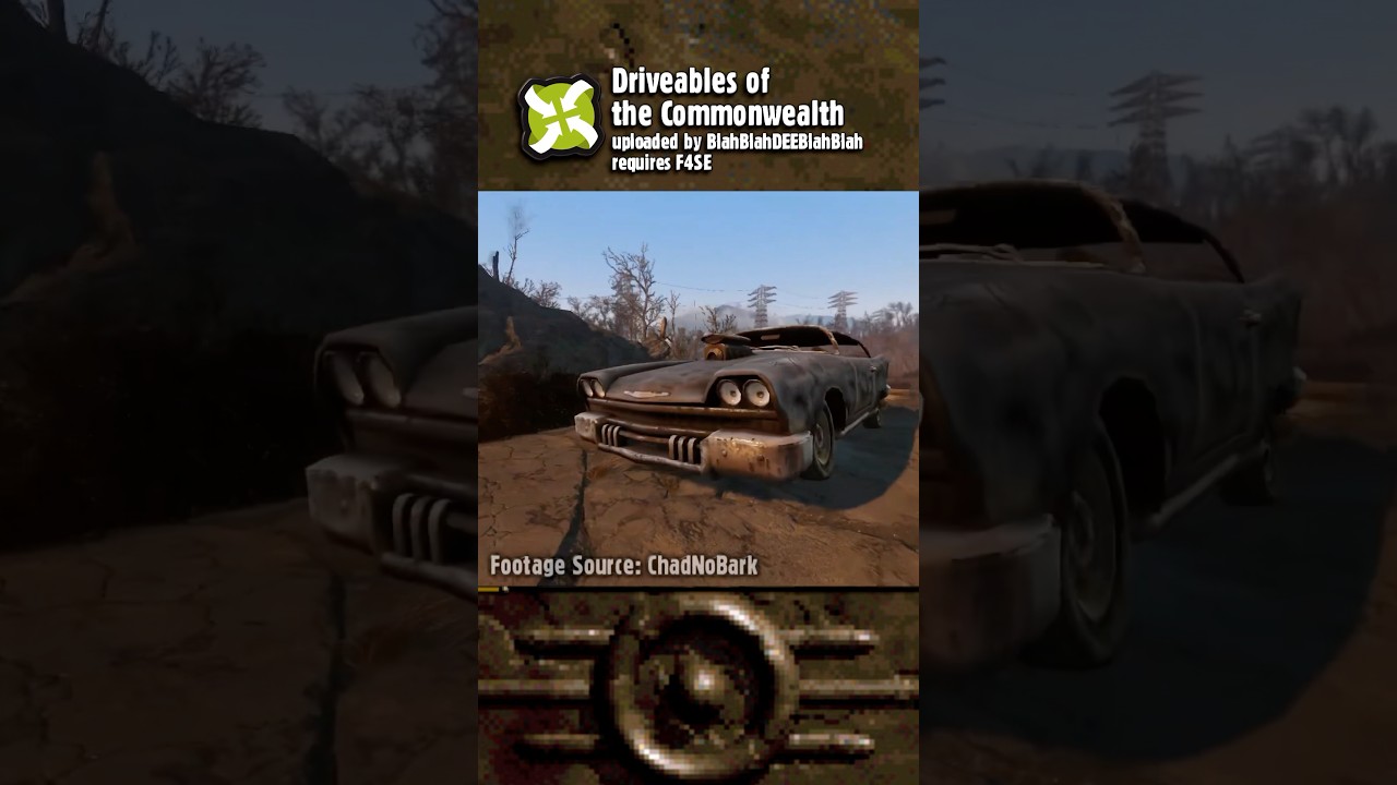 Drive Lore-Friendly Cars in #Fallout 4