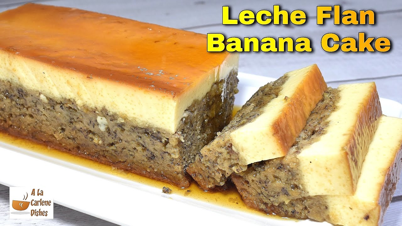 LECHE FLAN BANANA CAKE | Banana Leche Flan Cake | Next Viral Recipe!