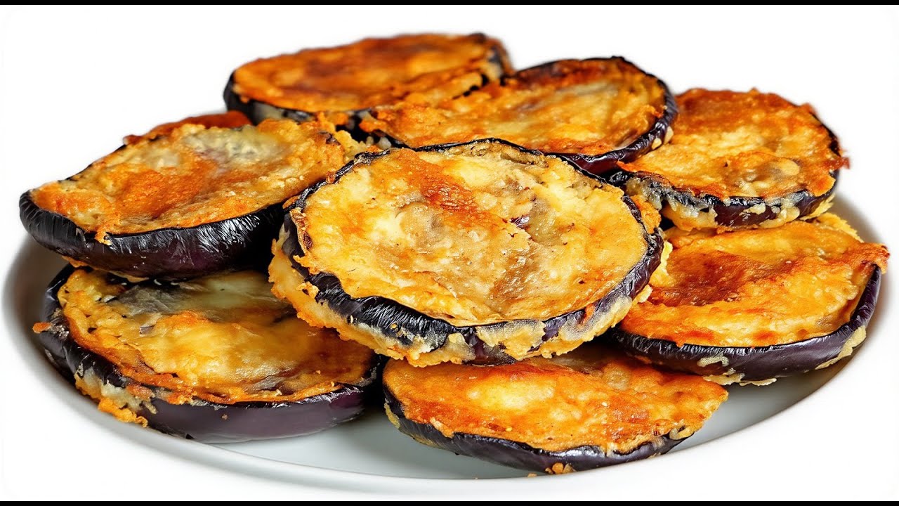 The eggplant that drives everyone crazy! The best eggplant recipe! Eggplants in a batter coat.