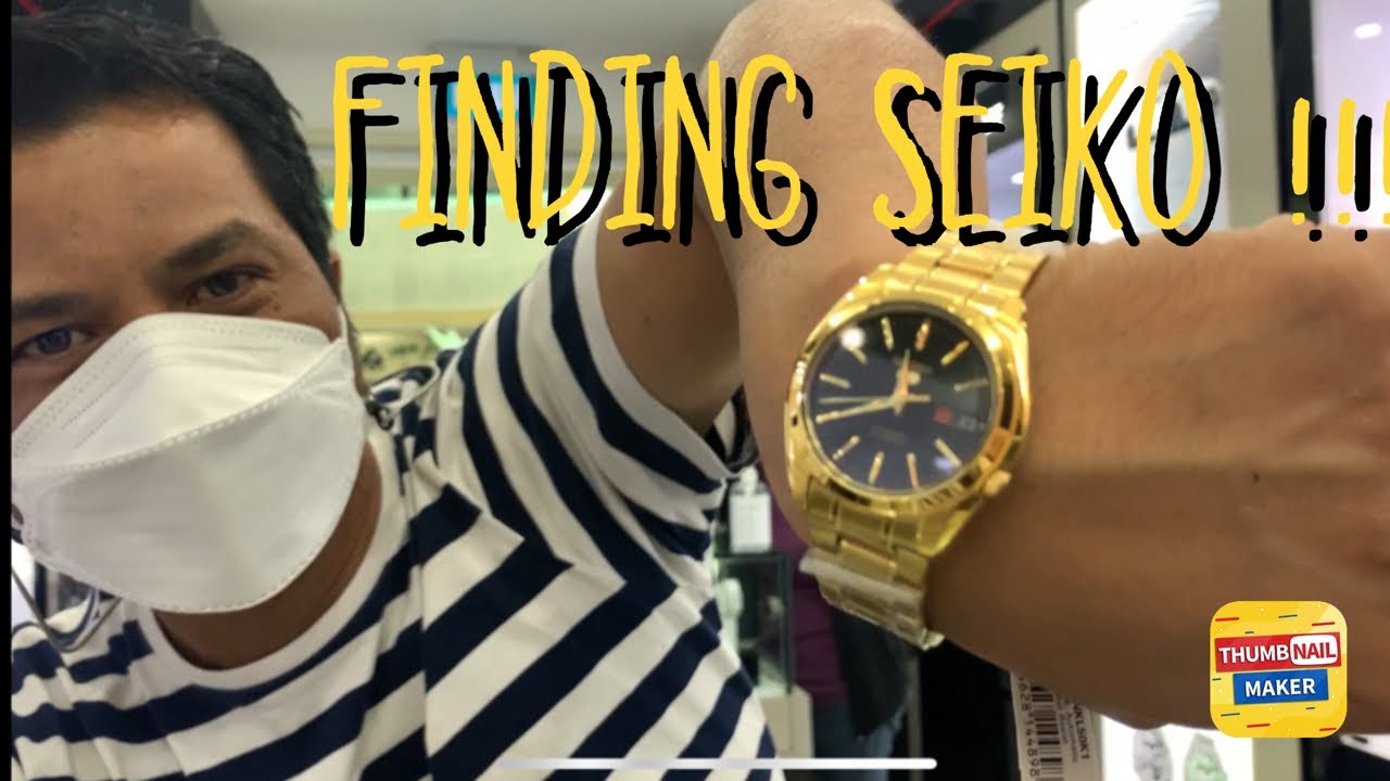 SEIKO 5 BLACK DIAL 21 JEWELS | gift for my dad!! @ cong tv fan