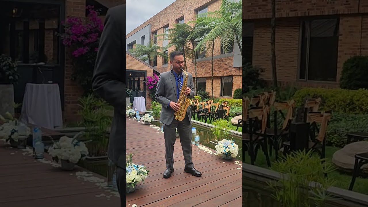 En la Gloria de Dios 🎷 Saxofón en vivo en boda | Cuando la música toca el corazón