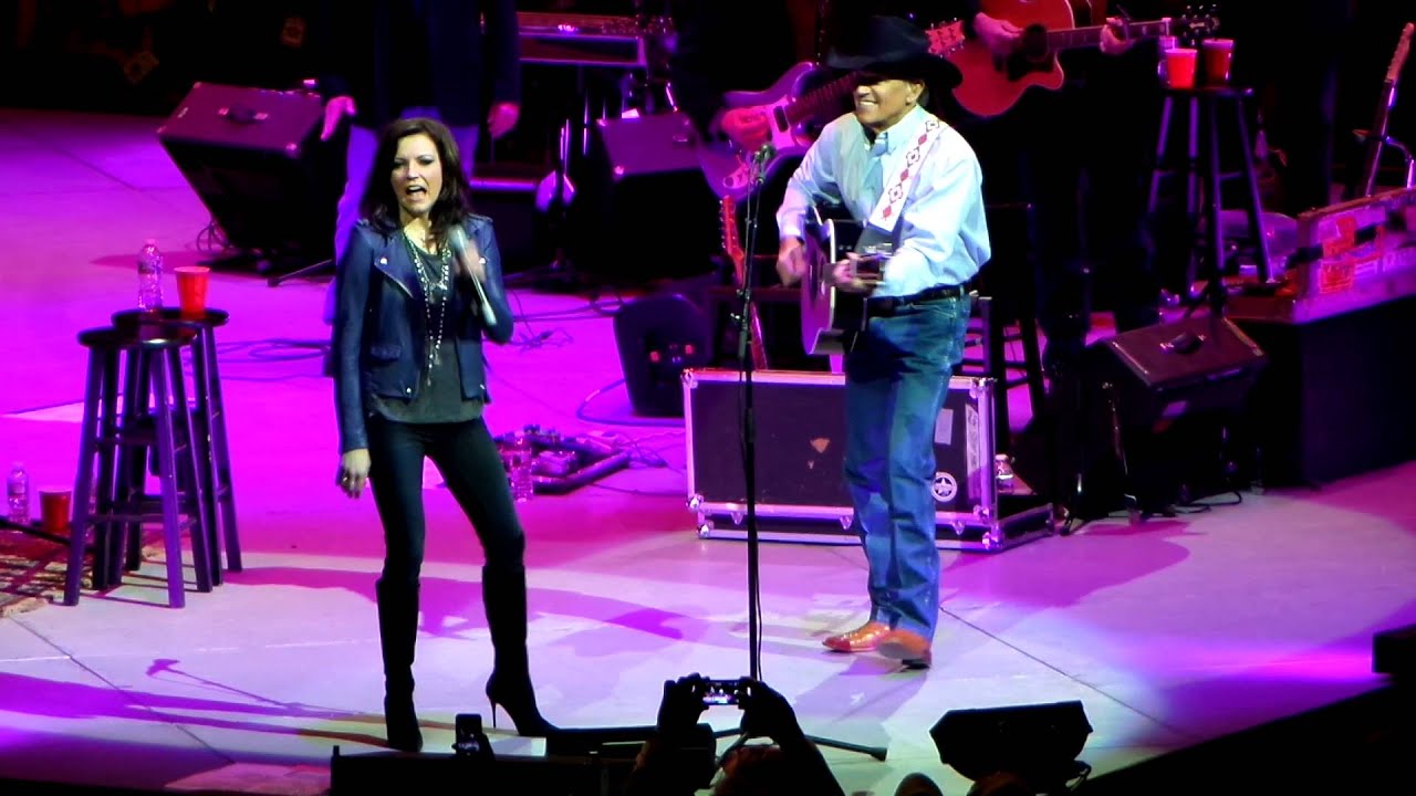 George Strait with Martina Mcbride 2-28-14 