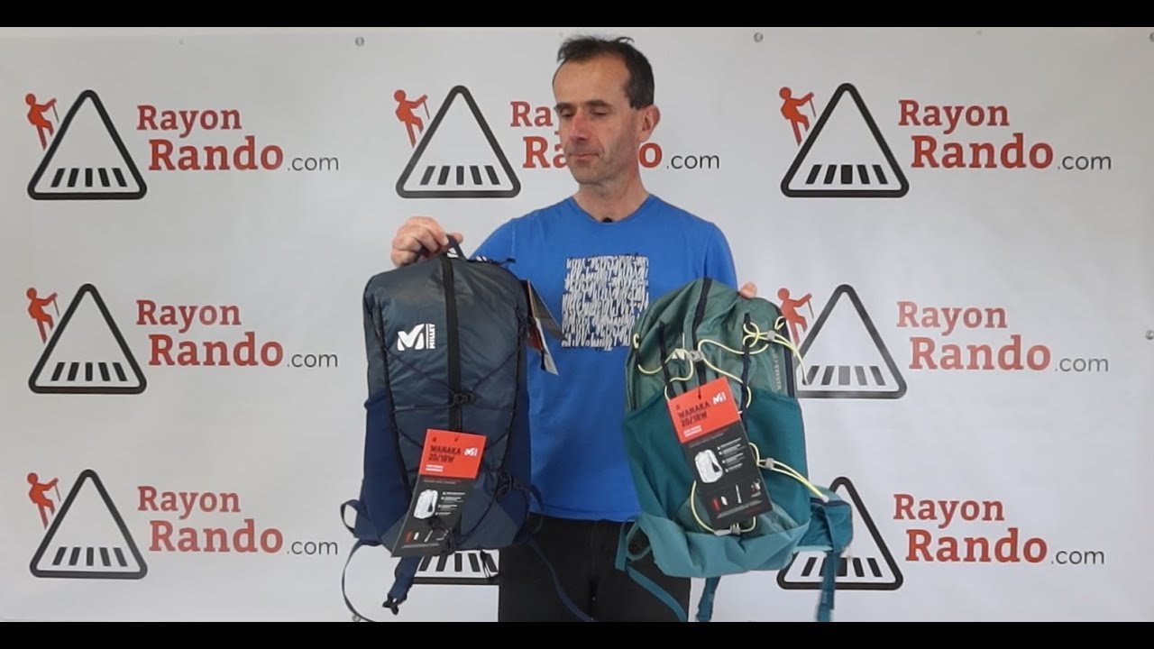 Présentation des sacs à dos Wanaka 18L et 20L de chez Millet
