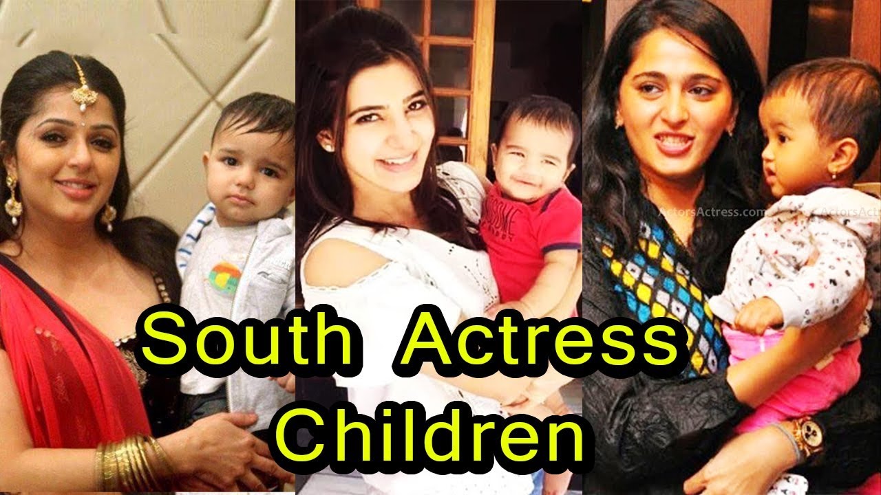 South Indian Actress with their Children | 2018