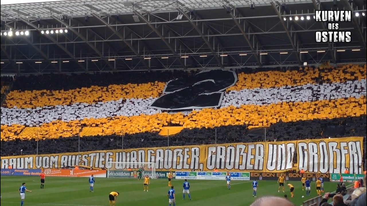SG Dynamo Dresden 2:2 FC Hansa Rostock 19.03.2016 | Choreos & Support