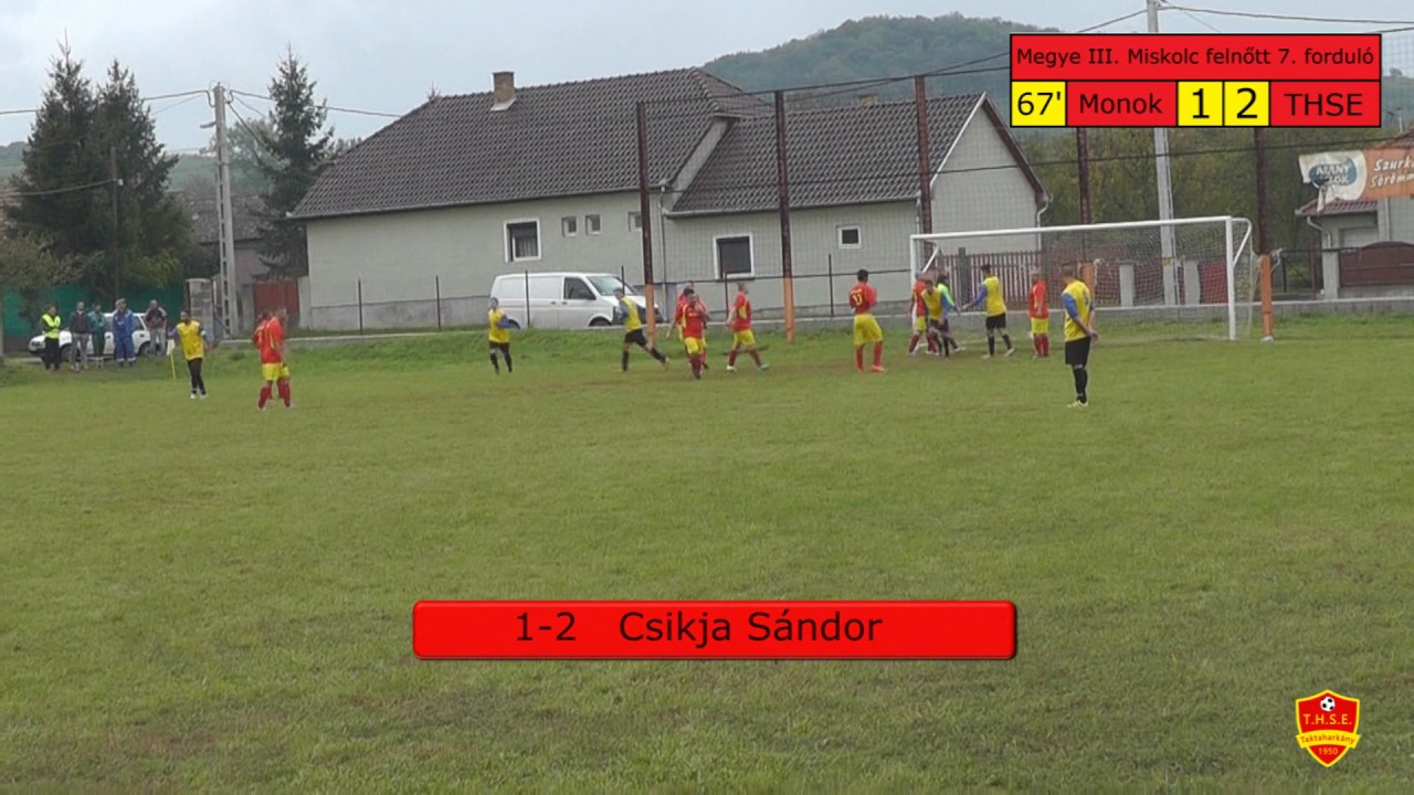 Monok - THSE 1:6 Összefoglaló Megye III. bajnoki 7. forduló 2016.10. 08.