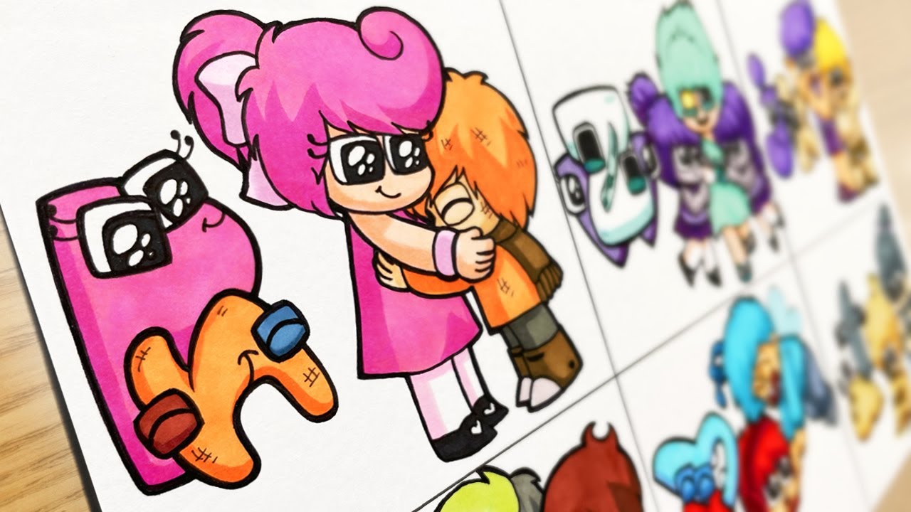 Drawing Alphabet Lore Friendship-Real Life[Lowercase]#3 / Humanized Alphabet Lore Kids