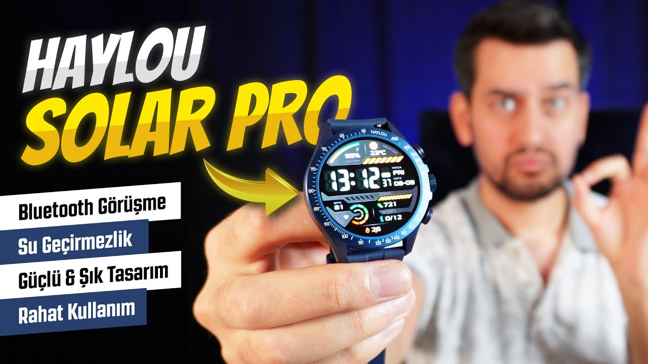 GÜÇLÜ & ŞIK TASARIM 🔥 Haylou Solar Pro Akıllı Saat Detaylı İnceleme