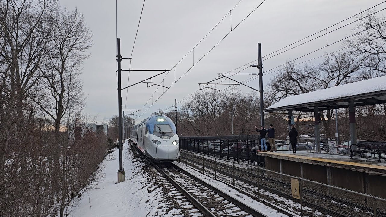 New Acela Avelia Thru Canton Junction 1/22/2024