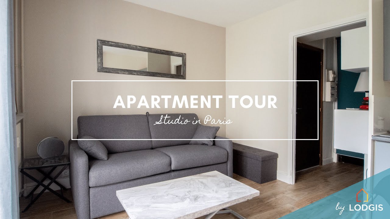 Apartment Tour // Furnished  18.5m2 in Paris – Ref : 12020936
