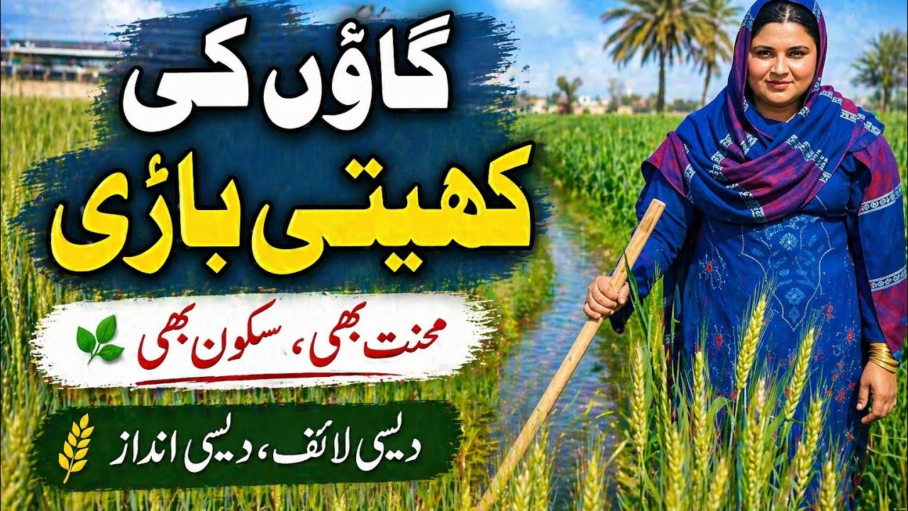 گندم کو پانی Shehzadi Sakena Vlogs | Dehati mahol