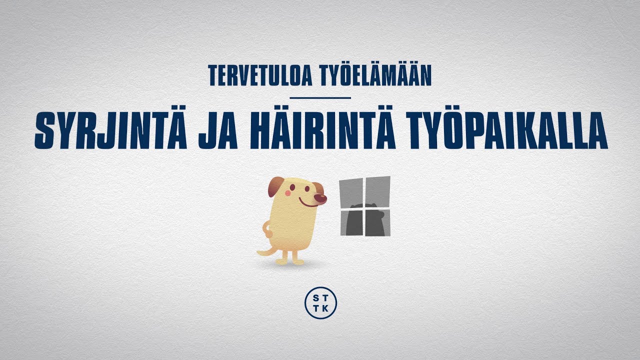 Syrjintä ja häirintä työpaikalla