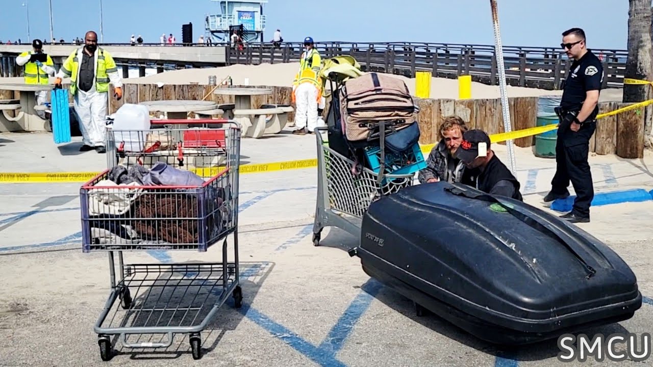 City of Los Angeles Takes Action to Address Homelessness with Venice Beach Cleanup