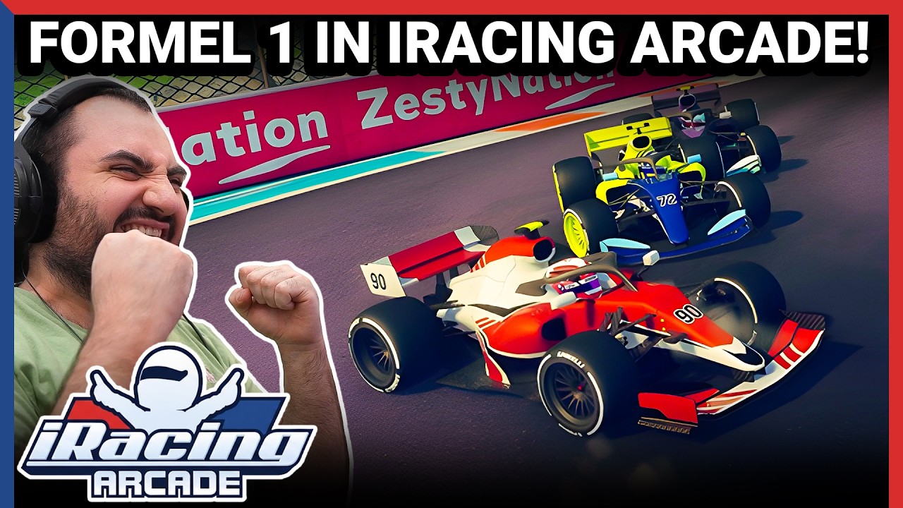 F1 + Paul Ricard in iRACING ARCADE (Preview) 😂