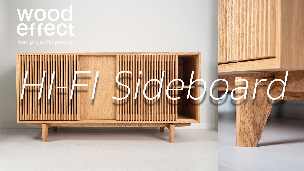 HI-FI Sideboard - execution process and presentation.