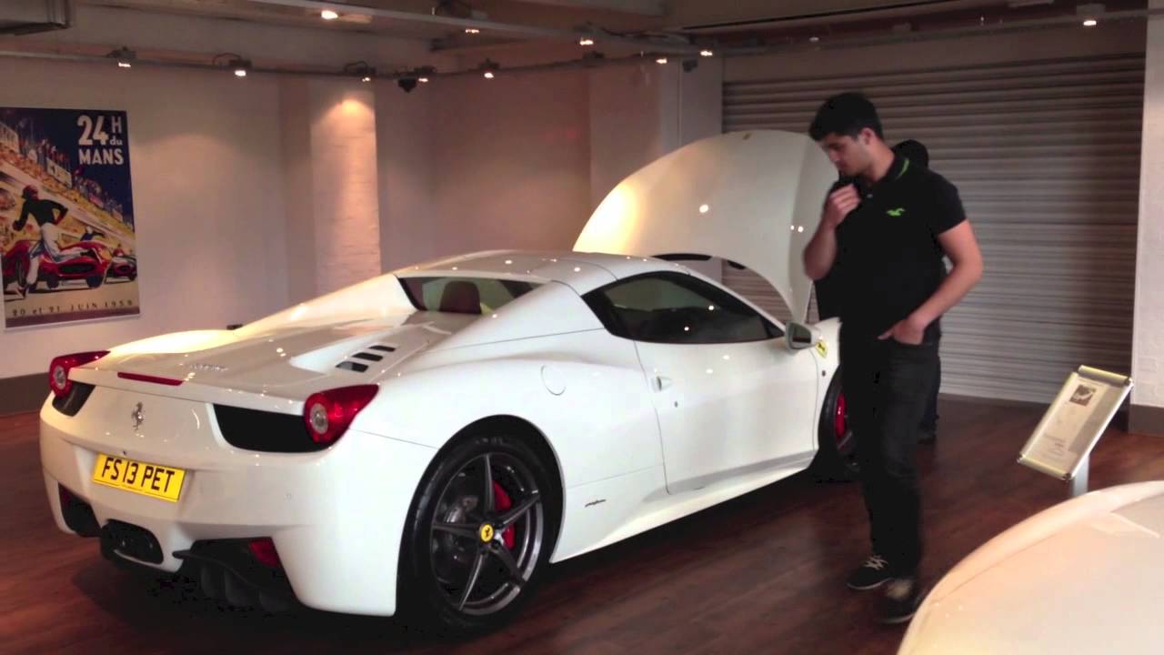 Picking up my new FERRARI 458 SPIDER