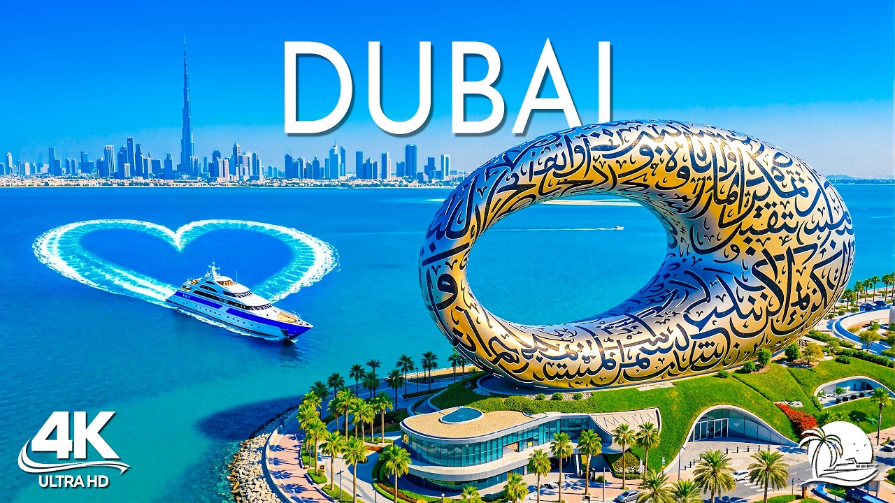 [4K] Dubai 🇦🇪 Spectacular Dubai Marina, Atlantis The Palm & Museum of the Future