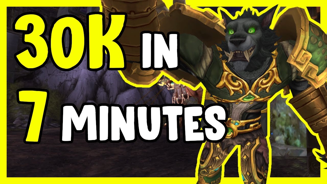 30k In 7 Mins In WoW Shadowlands - Gold Farming, Gold Making Guide