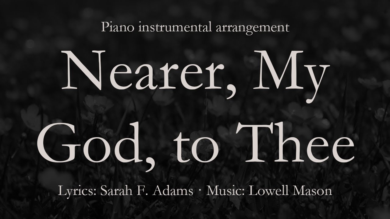Nearer, My God, to Thee | Calm Christian Piano Music | Instrumental Hymn & Worship Music