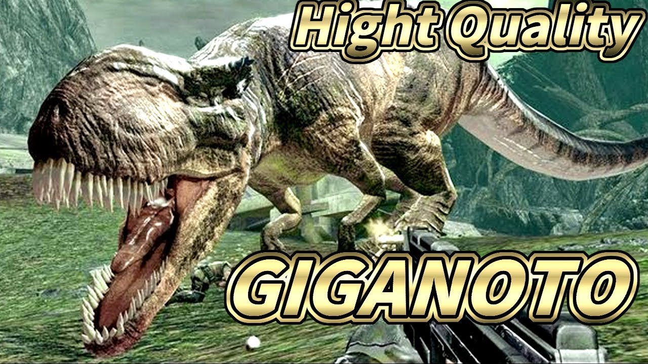 High Quality GIGANOTO SAURUS !! watching From TUROK PS3