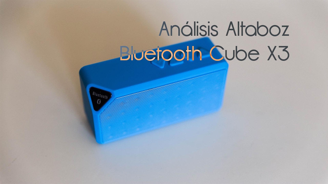 An&aacute;lisis y Sorteo Altavoz Bluetooth Cube X3 (Espa&ntilde;ol) 4K UHD