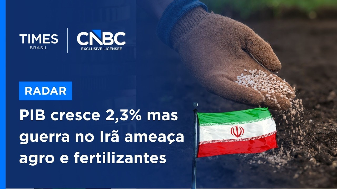 PIB de 2025 fecha em 2,3% e conflito no Oriente Médio ameaça o agro brasileiro em 2026