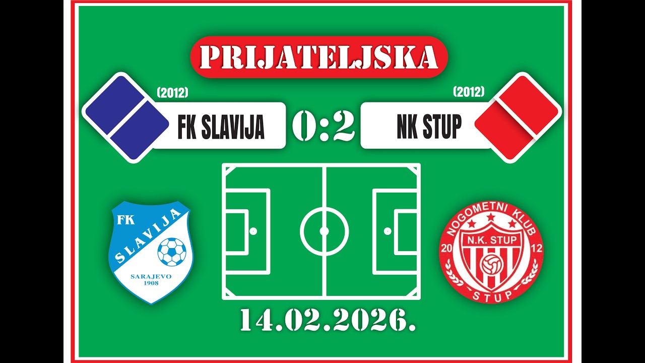 14.02.2026. FK Slavija 0:2 NK Stup