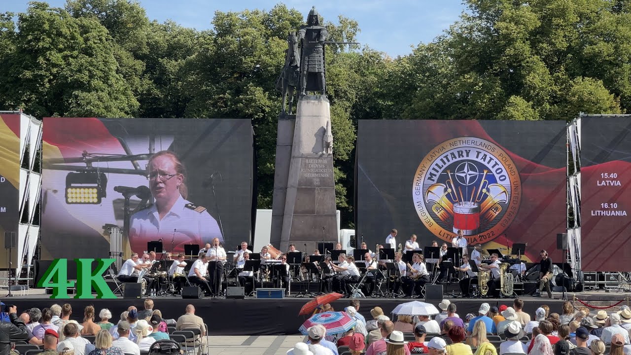 Vilnius, Lithuania 4K 60fps - Military Tattoo Lithuania 2022