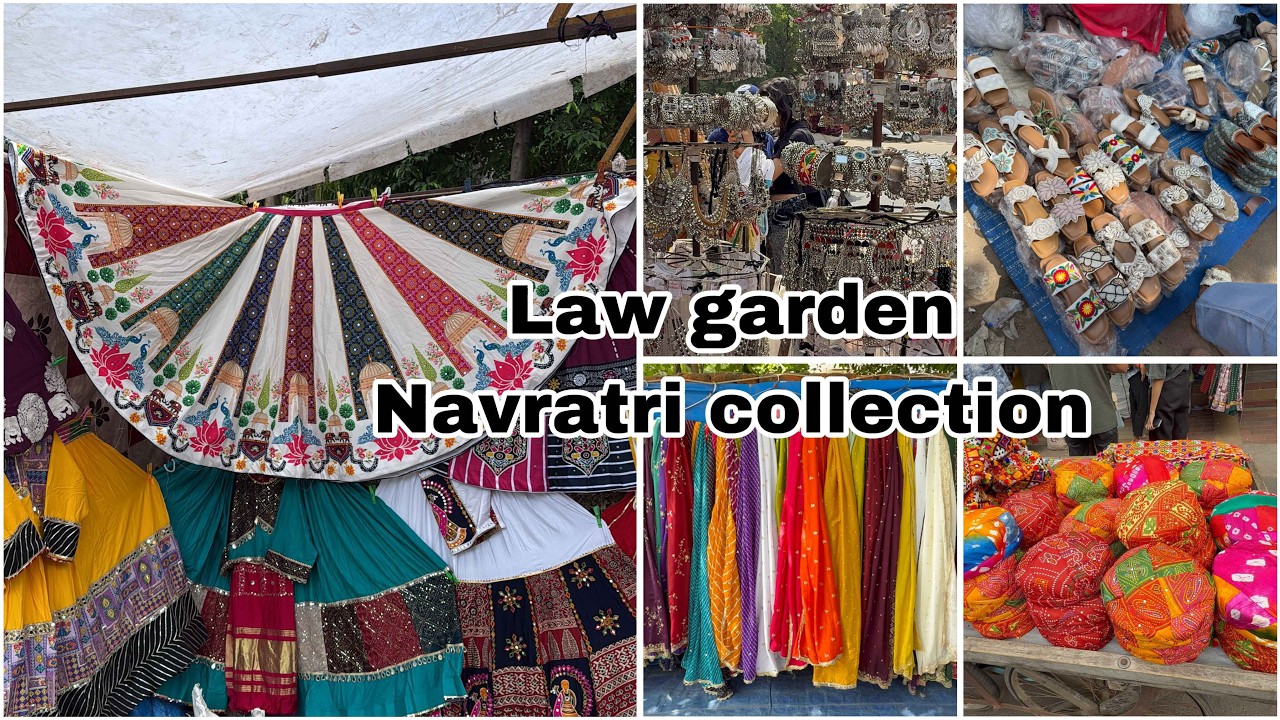 LAW GARDEN STREET NAVRATRI SPECIAL AHMEDABAD | AFFORDABLE CHANIYA CHOLI | DR NISHA SHOPPING VLOGS