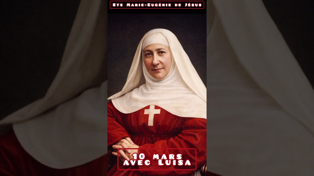 10 mars avec Luisa – Sainte Marie-Eugénie de Jésus