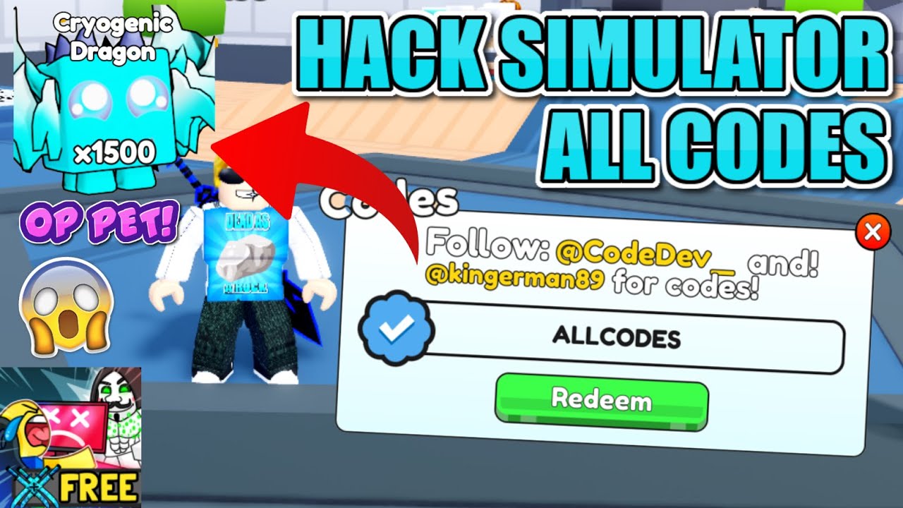 *ALL* WORKING CODES IN HACK SIMULATOR! || Roblox
