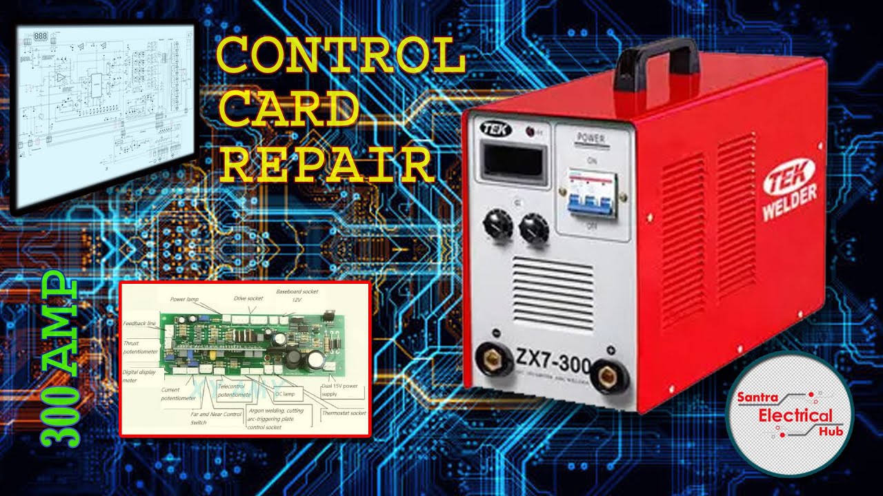 300/400 AMPS WELDING MACHINE CONTROL CARD REPAIR | 3 PHASE MOSFET WELDING MACHINE REPAIR