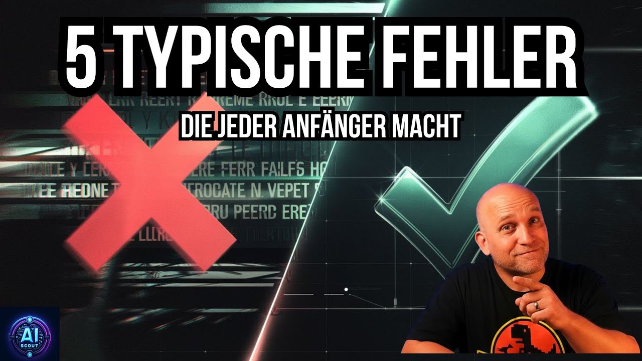 Die 5 häufigsten ChatGPT Fehler (die JEDER Anfänger macht)
