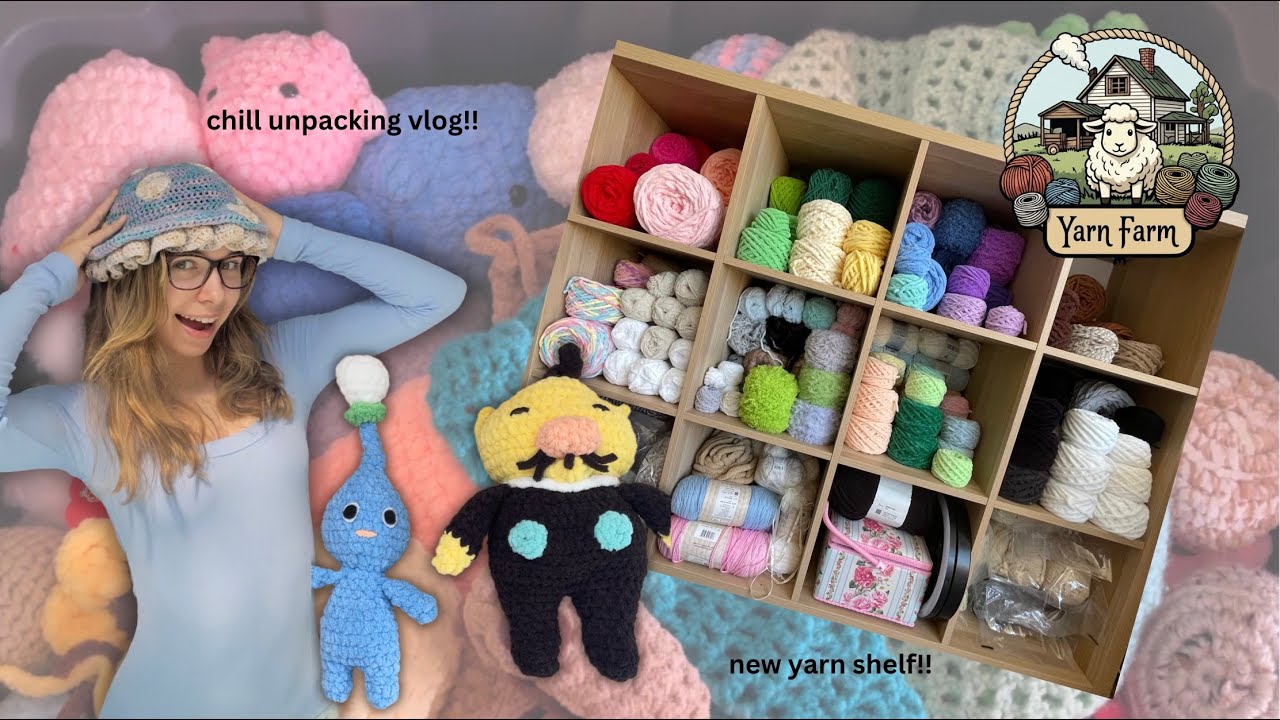 Unboxing My Yarn Shelf & Organising My New Space 🧶