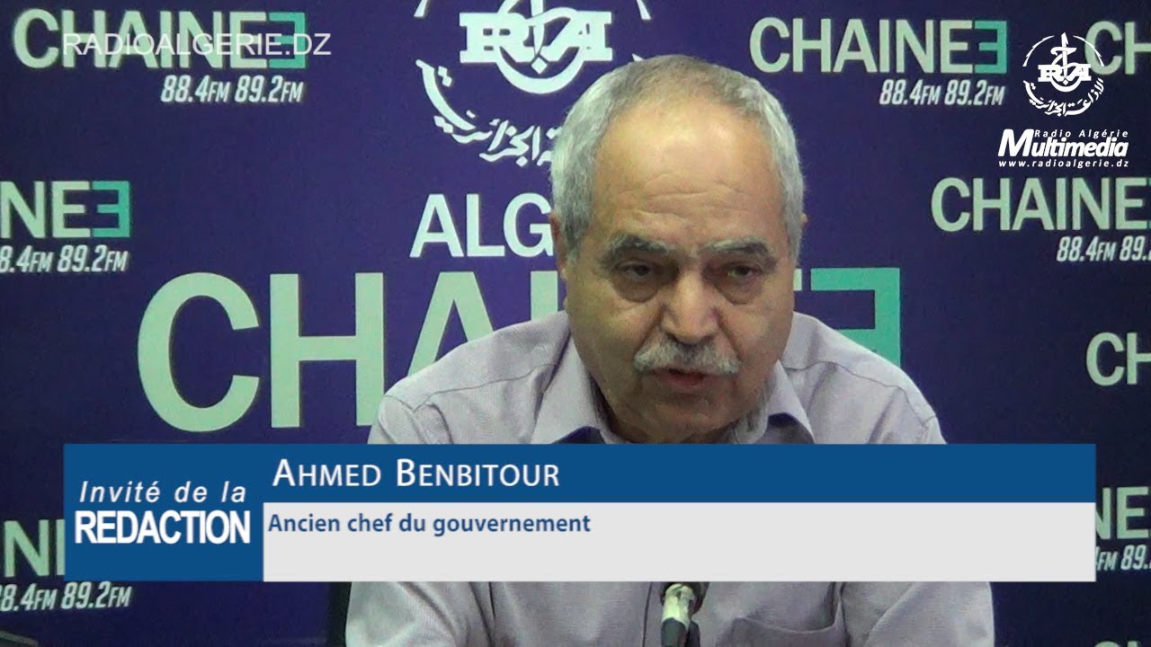 Ahmed Benbitour ancien chef du gouvernement
