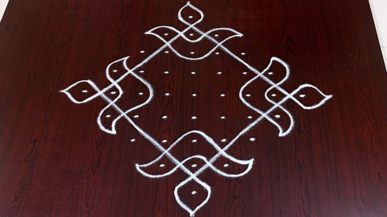 9dots melikala muggulu|easy rangoli|daily chukkala muggulu||sikku,kambhi,neli kolams|#Nice Rangoli