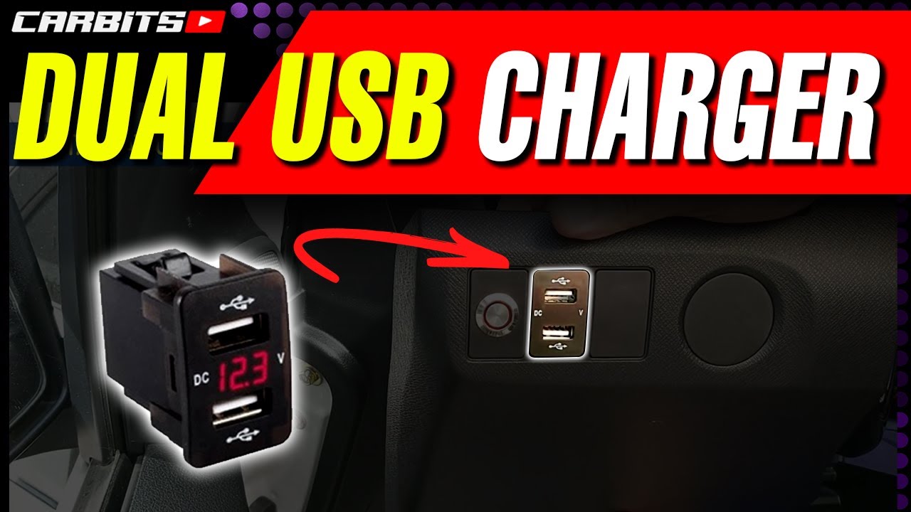 How to install Dual USB charger with volt meter |  Honda Brio RS | #CARBITS