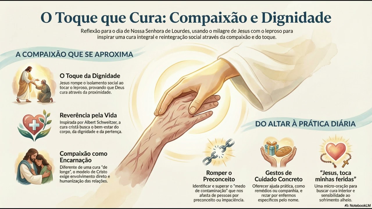 Evangelho do dia 11 de fevereiro de 2026 - O Toque que Cura