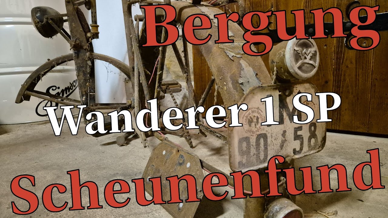 Originallackfetischist - Bergung einer Scheunenfund Wanderer von 1939
