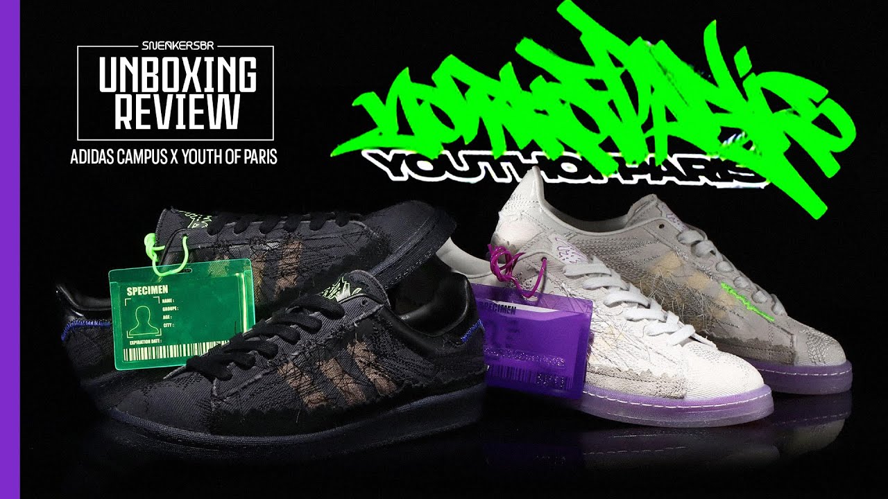 DOIS CAMPUS PARA OS JOVENS DE PARIS | UNBOXING+REVIEW ADIDAS CAMPUS X YOUTH OF PARIS