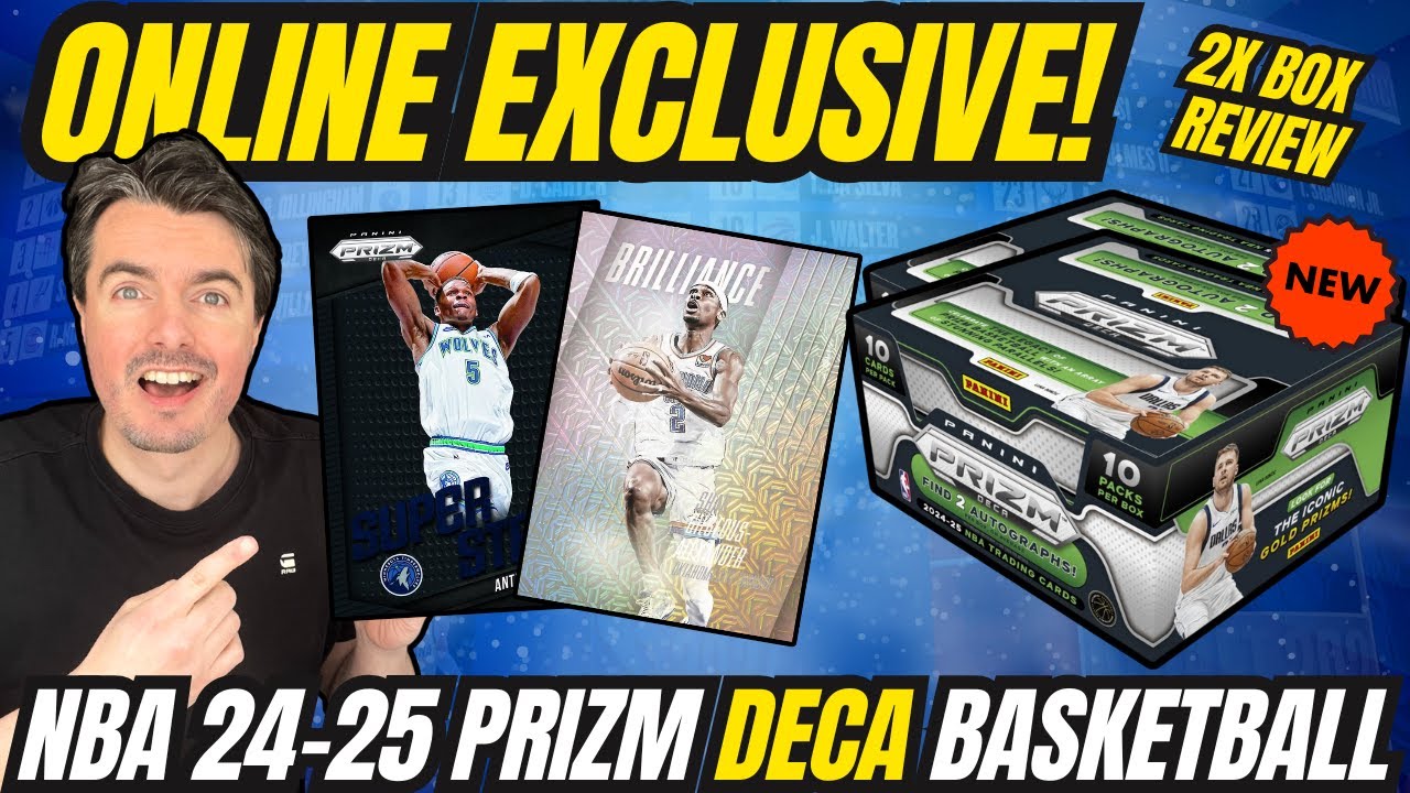 I WASN'T EXPECTING THIS 🤯 - The NEW 2024-25 PRIZM DECA Basketball Hobby Box 2Box Review