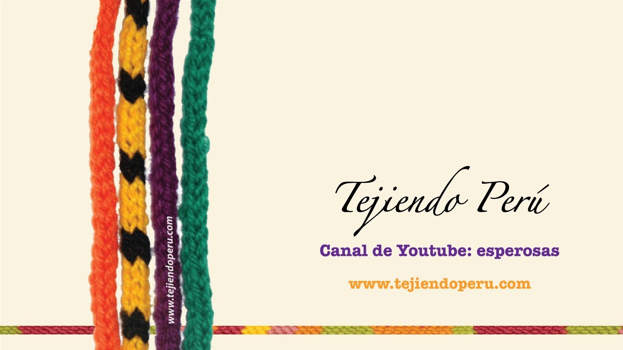 Icord o cordón tubular tejido a crochet