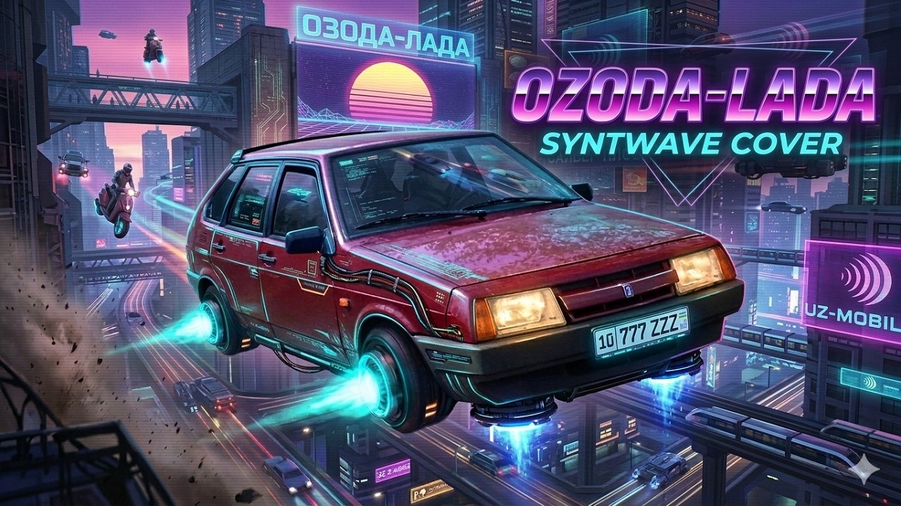 Ozoda - Lada (Synthwave Cover) | Retro-Futuristic Remix