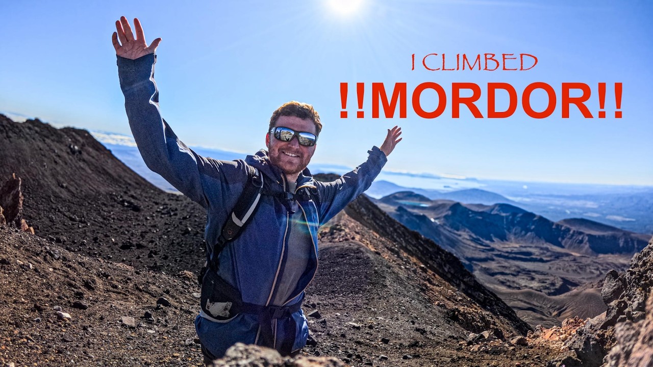 Solo Climbed Mt Ngauruhoe: AKA Mordor! 🏔️