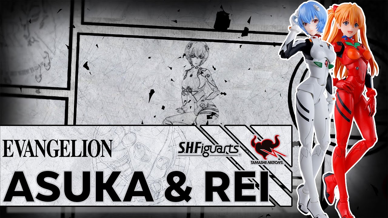S.H Figuarts Asuka Langley Soryu & Rei Ayanami | Evangelion