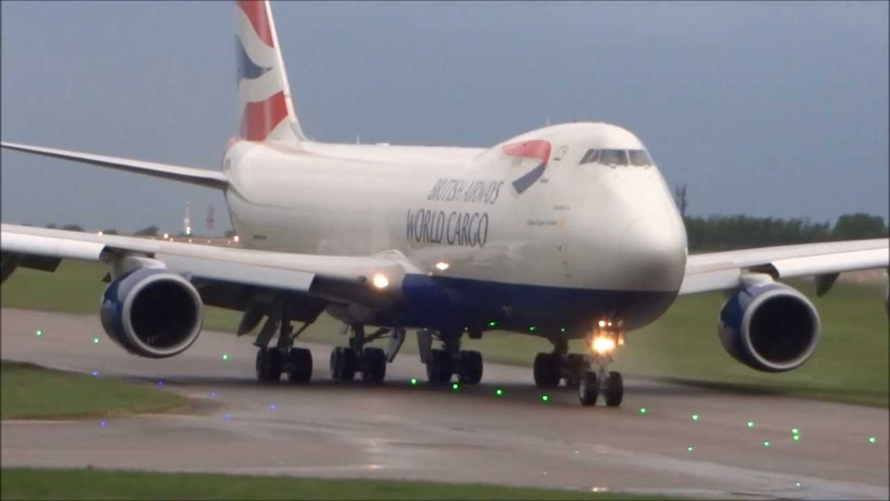 British Airways Cargo 747-8F at East Midlands Airport - 12th June 2013