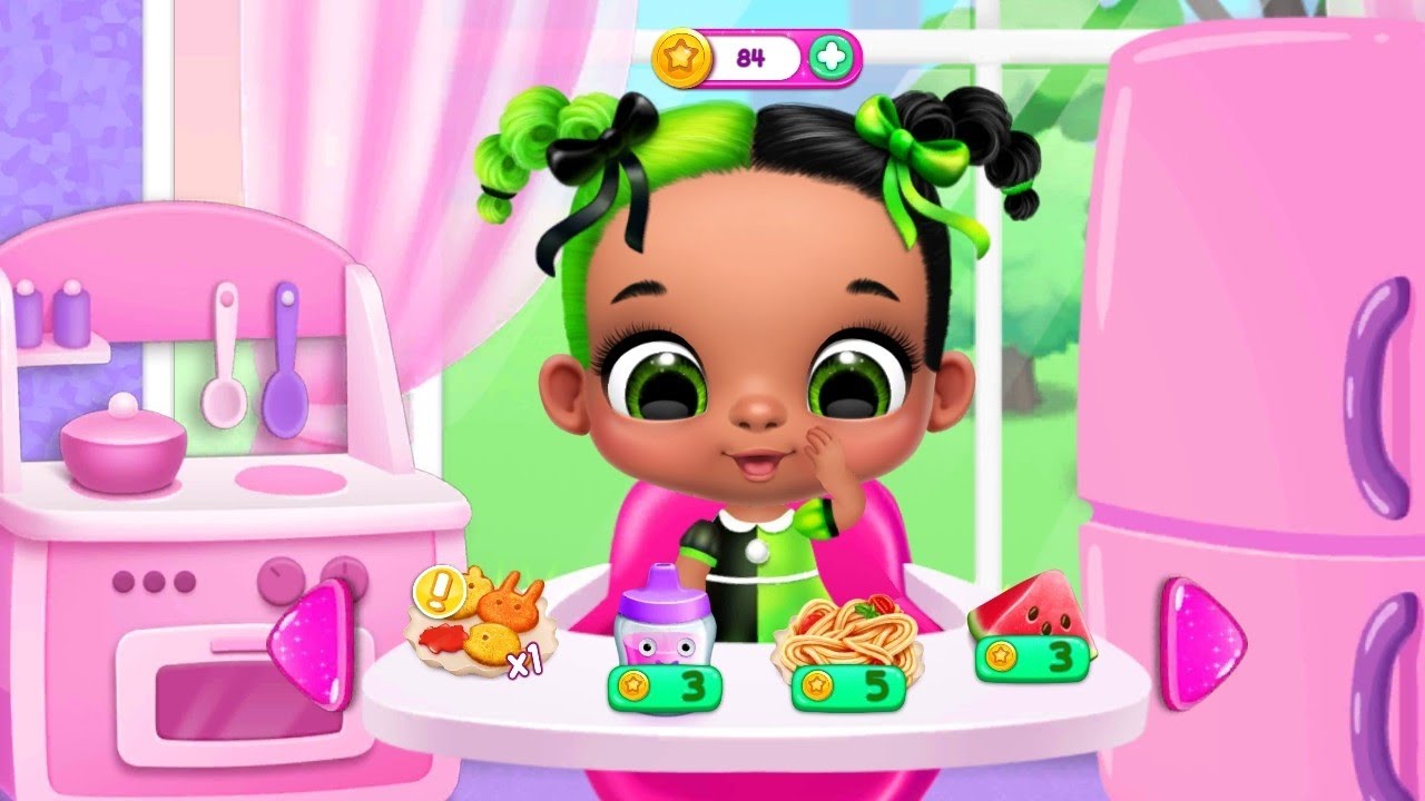 Giggle Babies Toddler care cute dolls unlocked TutoTOONS game #gaming #tutotoons 👹🙈😾🌠🤪🤪💞