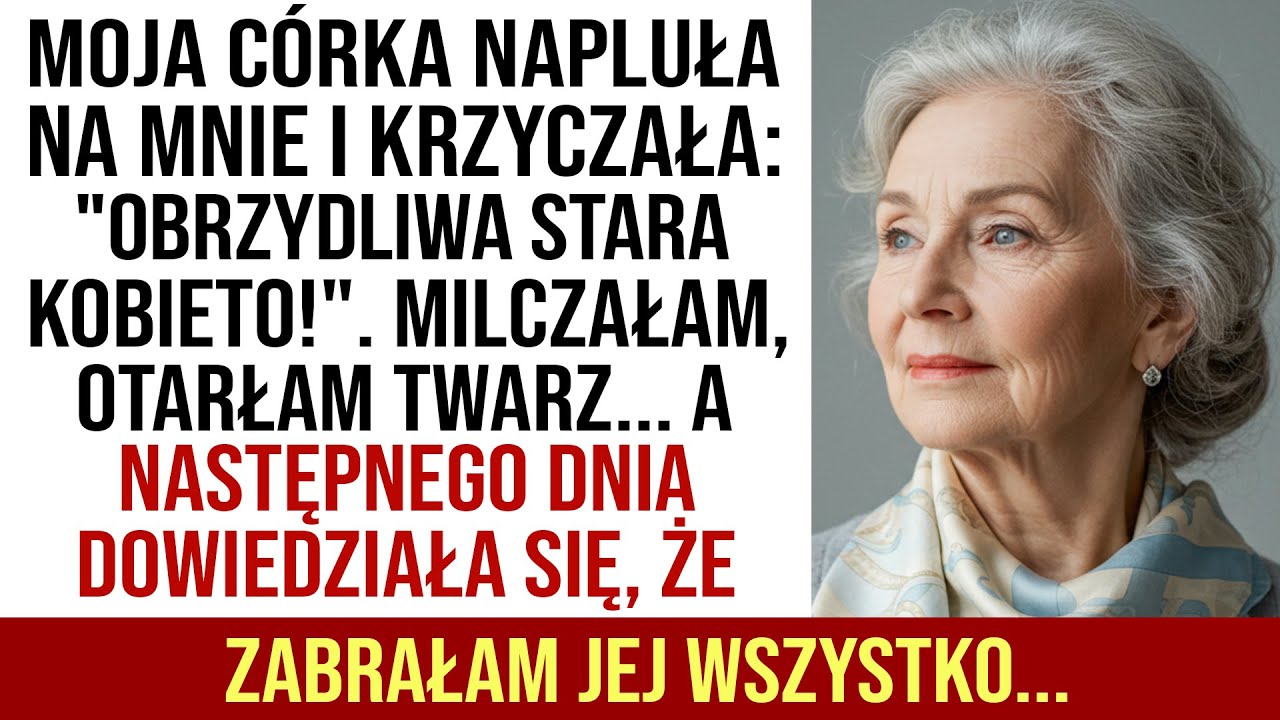 Moja Córka Splunęła Na Mnie: „Ty Wstrętna Stara Baba!” — Więc Odebrałam Jej Wszystko!