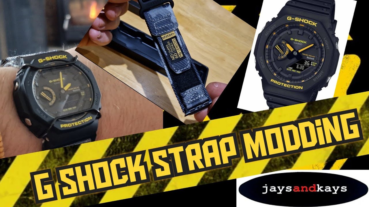 Fit JaysAndKays Metal Adapters Kit GA2100 GShock Casio Oak GMB2100 GAB2100 Modding Apple watch strap