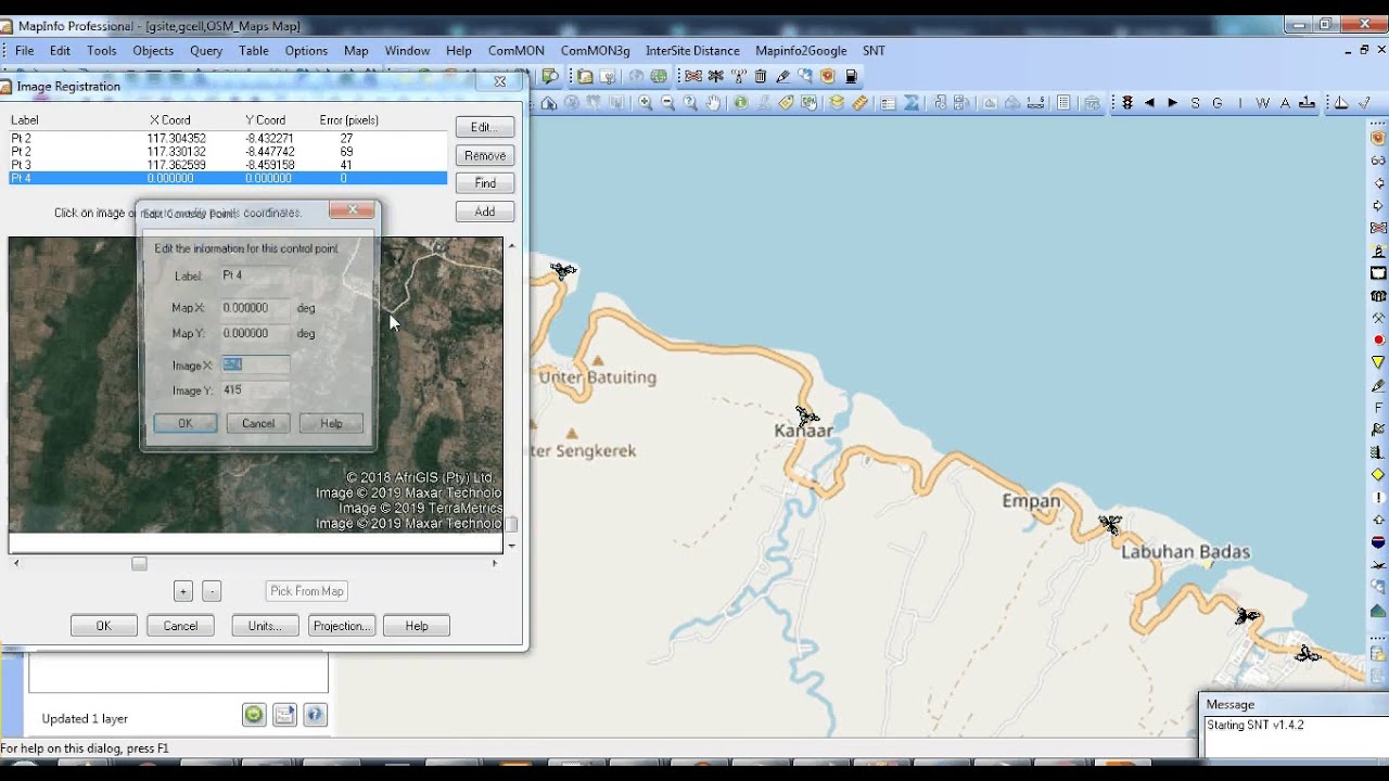 How to open image in Mapinfo